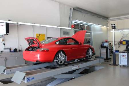 Porsche 3D Achsvermessung